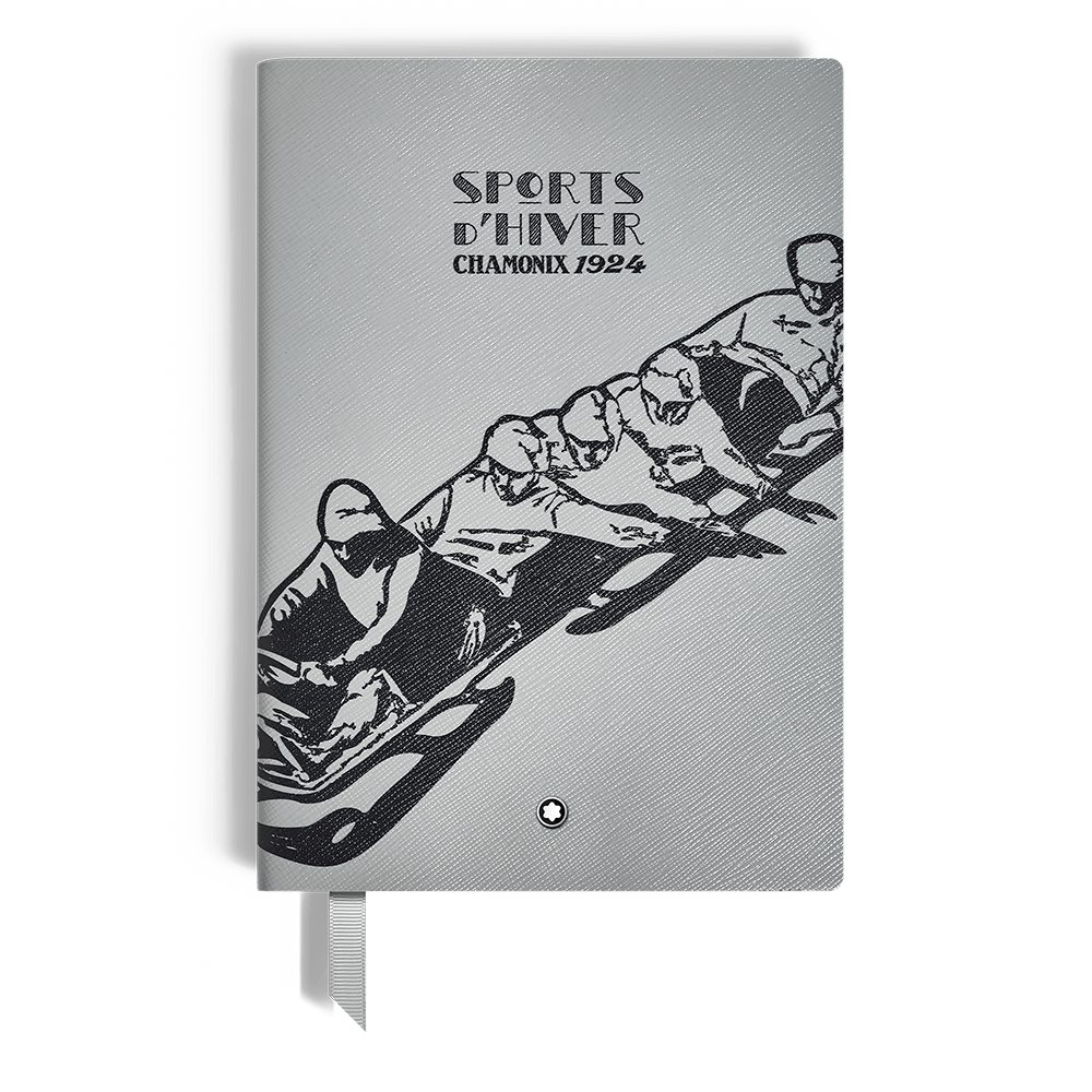 Montblanc Notebook # 146 A Light Meisserück x Olympic Heritage Chamonix 1924 Gray 132988