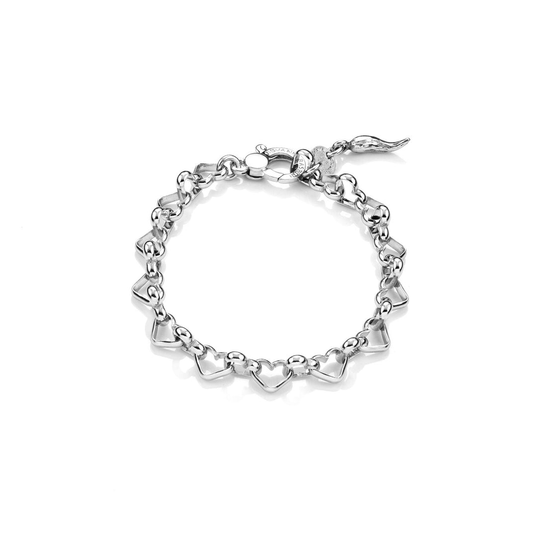 Giovanni Raspini Bracciale Catena Cuori 8591