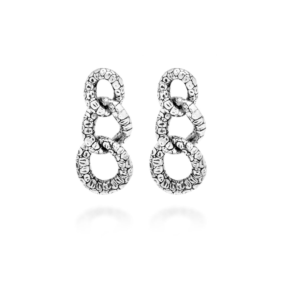 Giovanni Raspini Waterfall Croco Earrings 9258