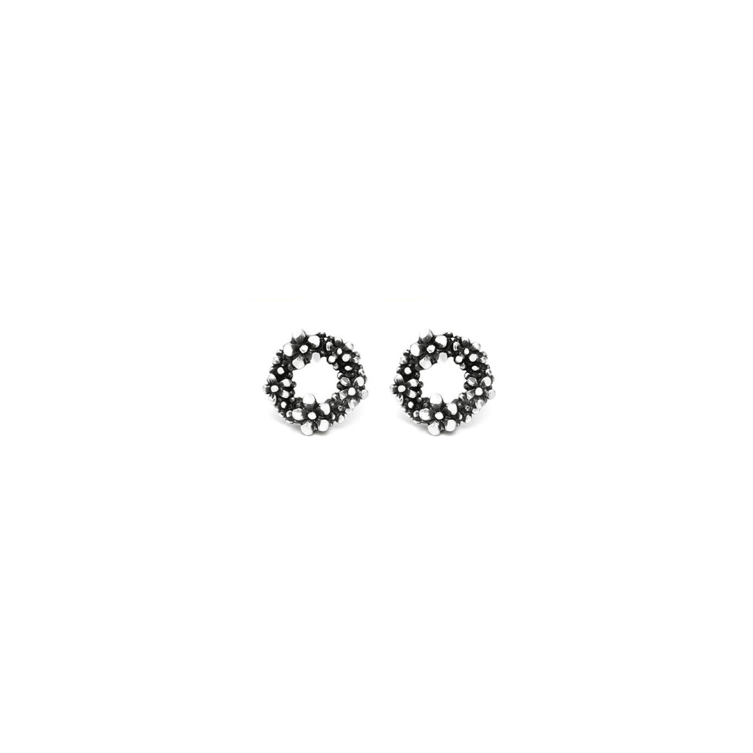 Giovanni Raspini Millefiori Button Earrings 11701