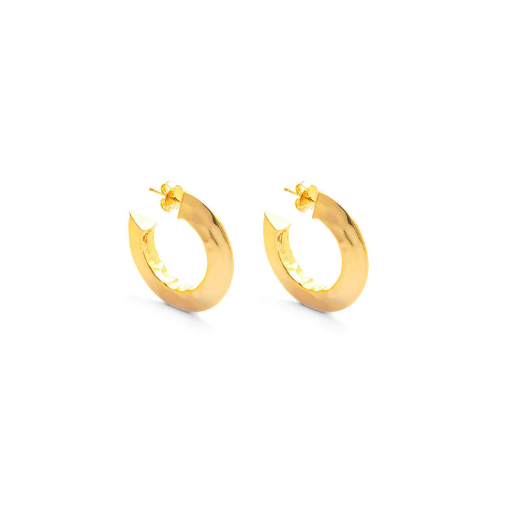 Giovanni Raspini Blade Small earrings in gold-plated silver 11785