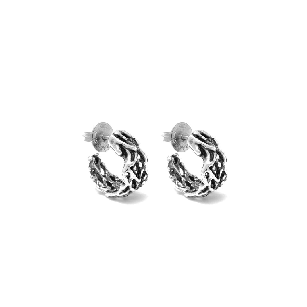 Giovanni Raspini Small Coral Circle Earrings 11921
