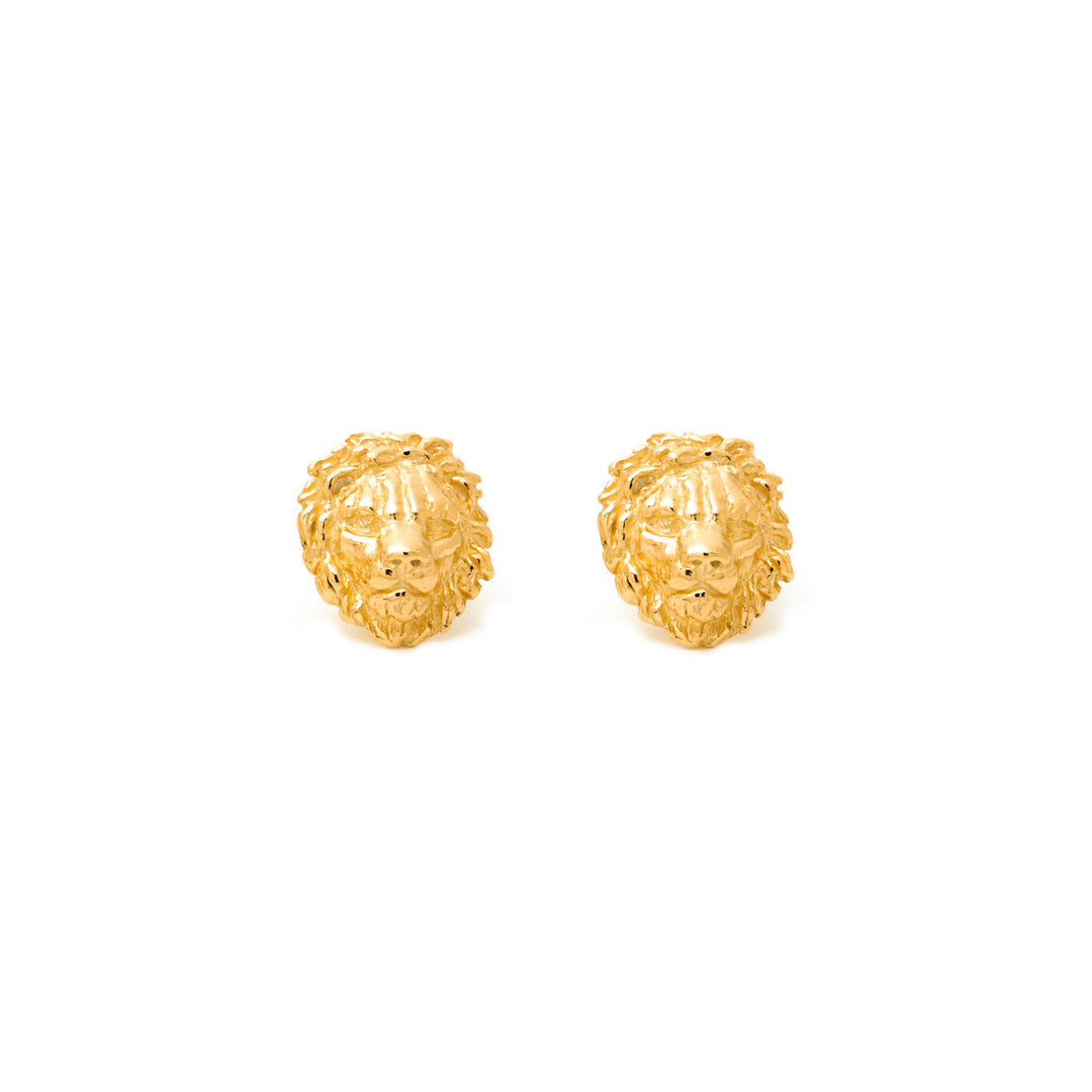 Giovanni Raspini Lion Head Earrings 12021
