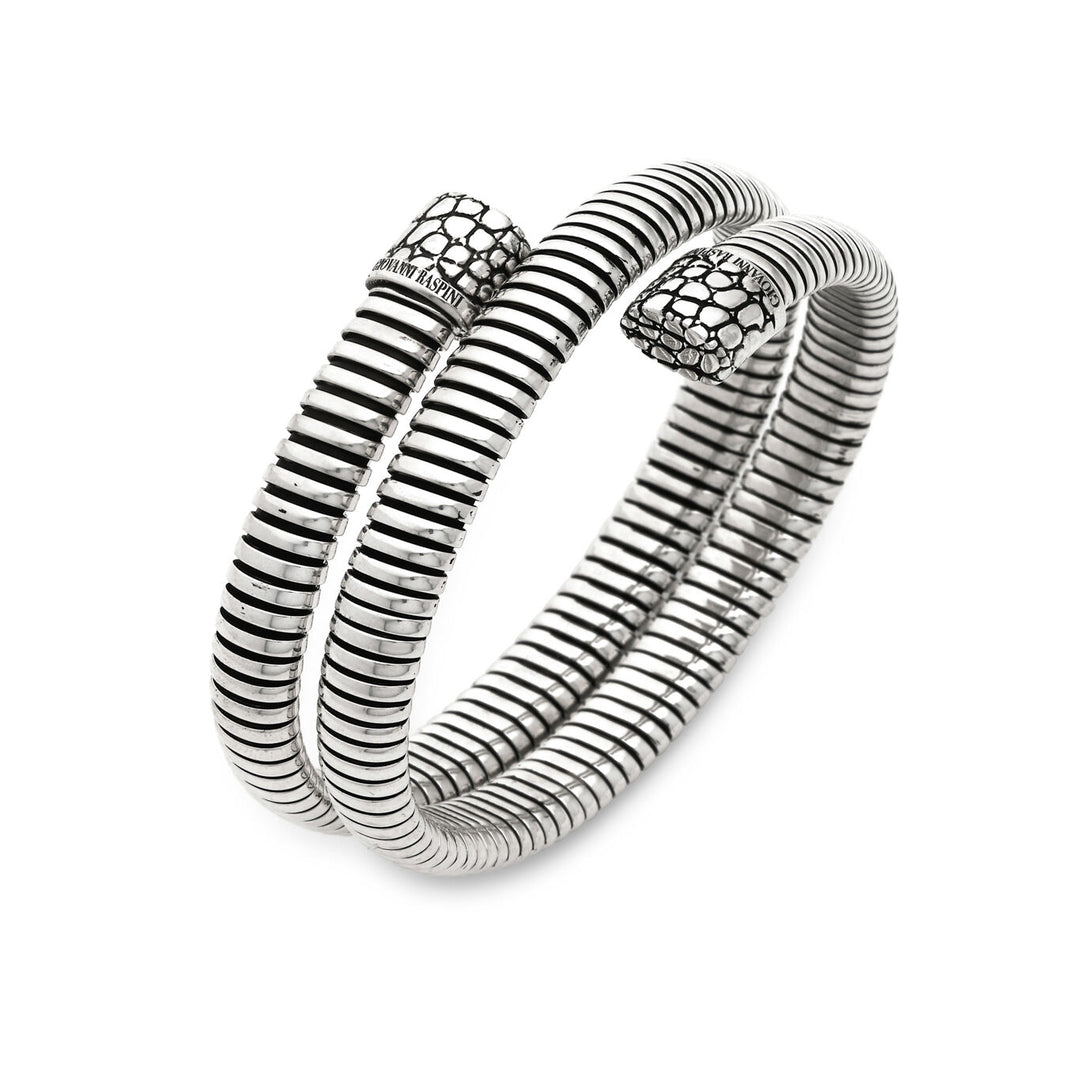 Giovanni Raspini Bracciale Tubogas Croco Doppio 12327