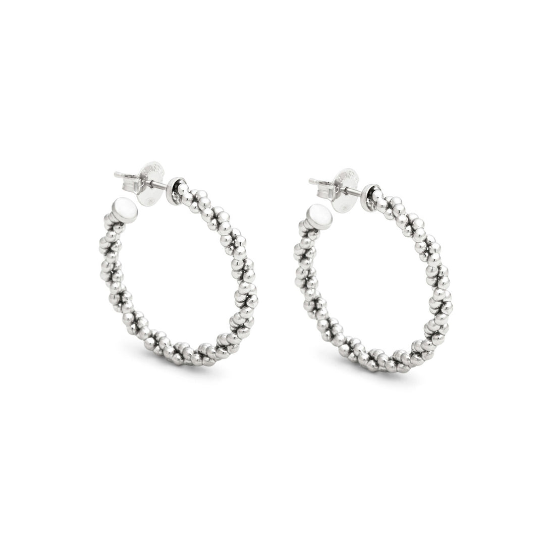 Giovanni Raspini Medium Braid Circle Earrings 12352