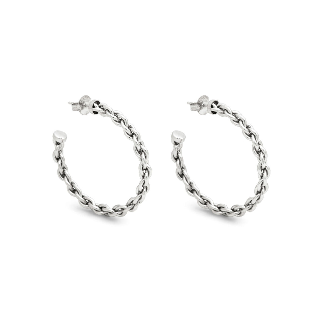 Giovanni Raspini Large Chain Circle Earrings 12356