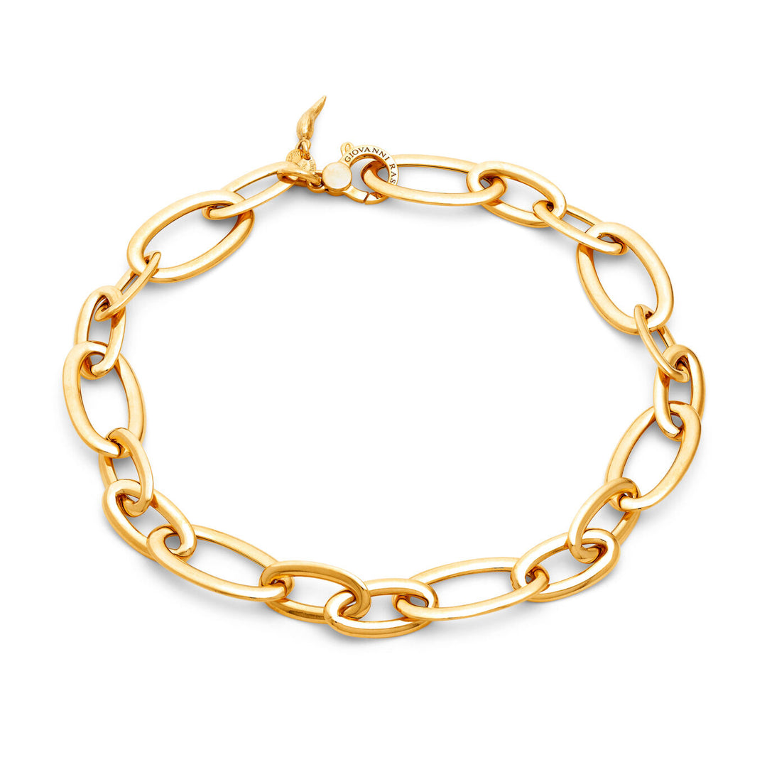 Giovanni Raspini Bold Oval Mesh Halskette 12373