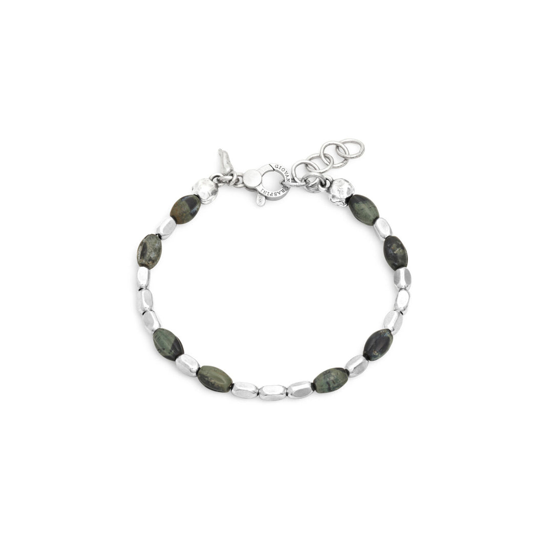 Bracelet en graines de jaspe africain Giovanni Raspini 12406