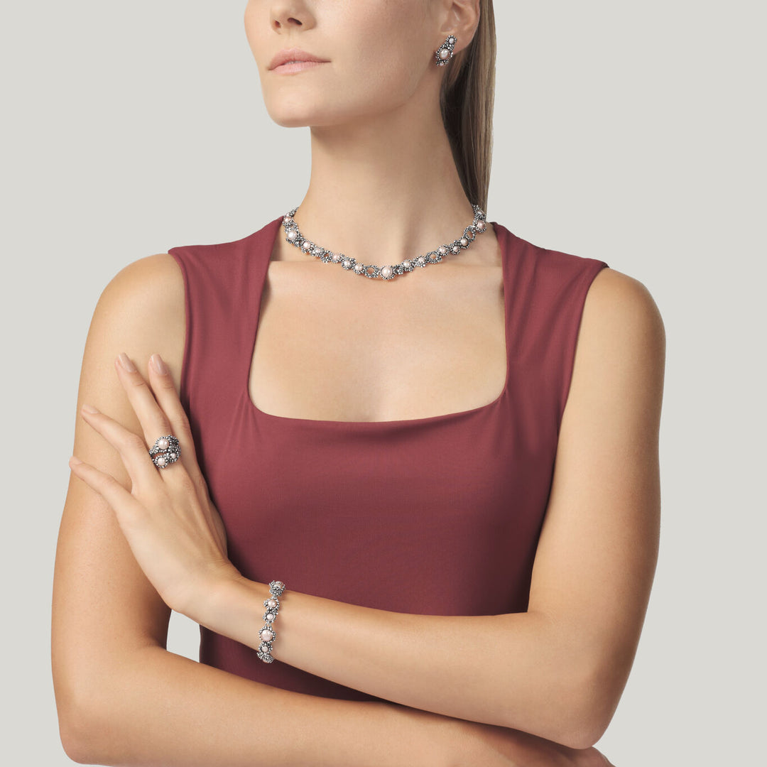 Giovanni Raspini Small Blossom Necklace silver 12486