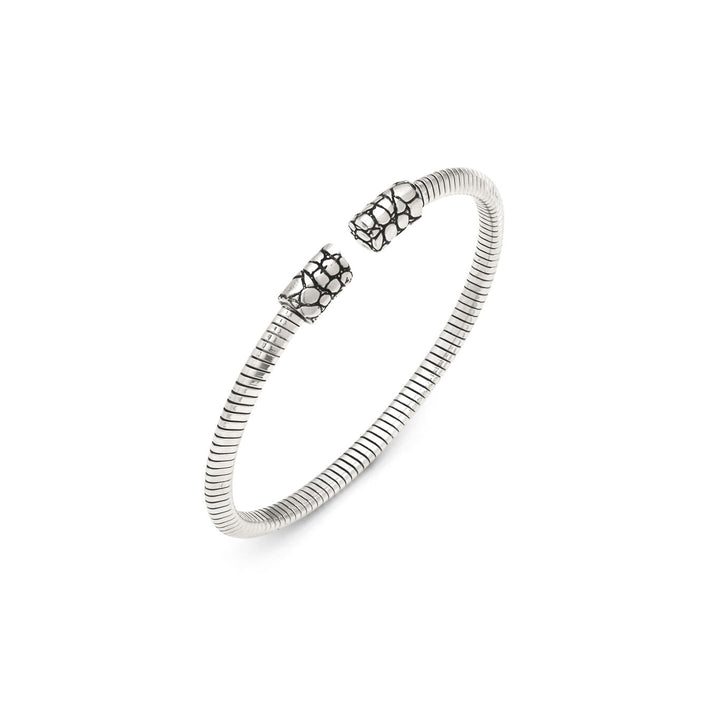 Bracelet tubegas petit croco Giovanni Raspini bracelet en argent 925 12539