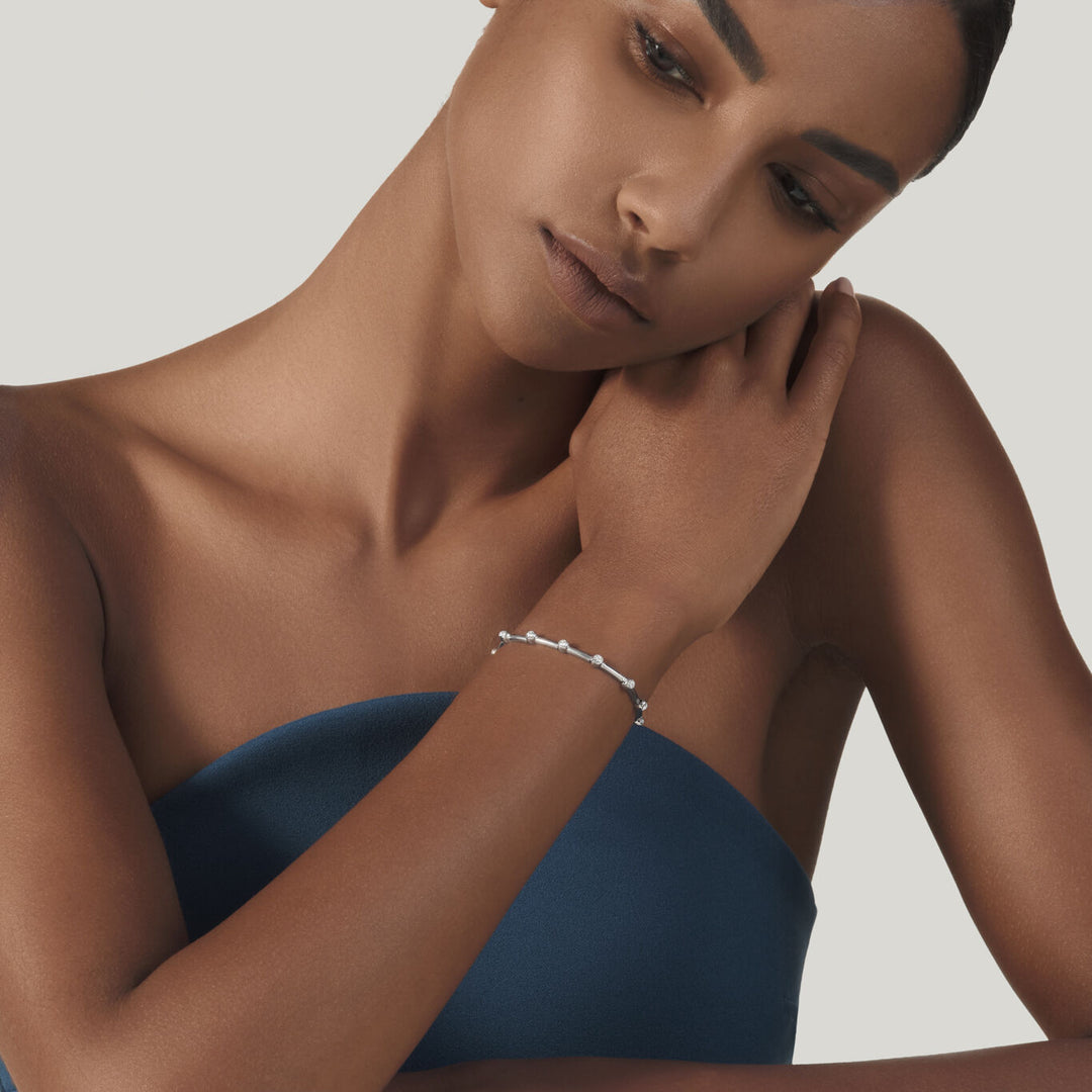 Giovanni Raspini bracciale satellite Bracciale in Argento 925 e zirconi 12553
