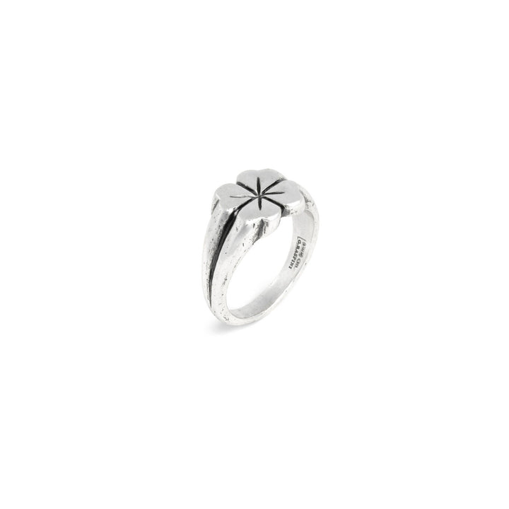 Giovanni Raspini four-leaf clover pinky ring 925 silver ring 12564