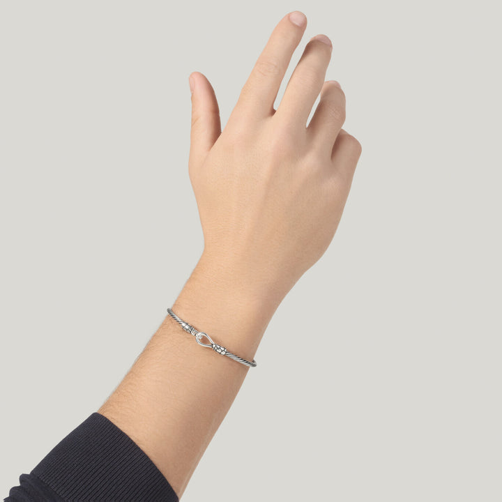 Giovanni Raspini starres Kroko-Armband Armband aus 925er Silber 12567