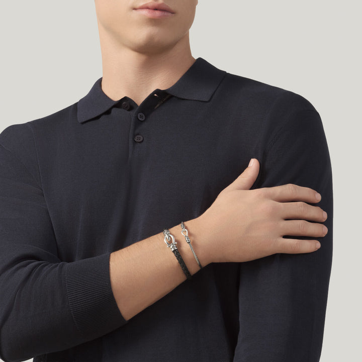 Giovanni Raspini starres Kroko-Armband Armband aus 925er Silber 12567