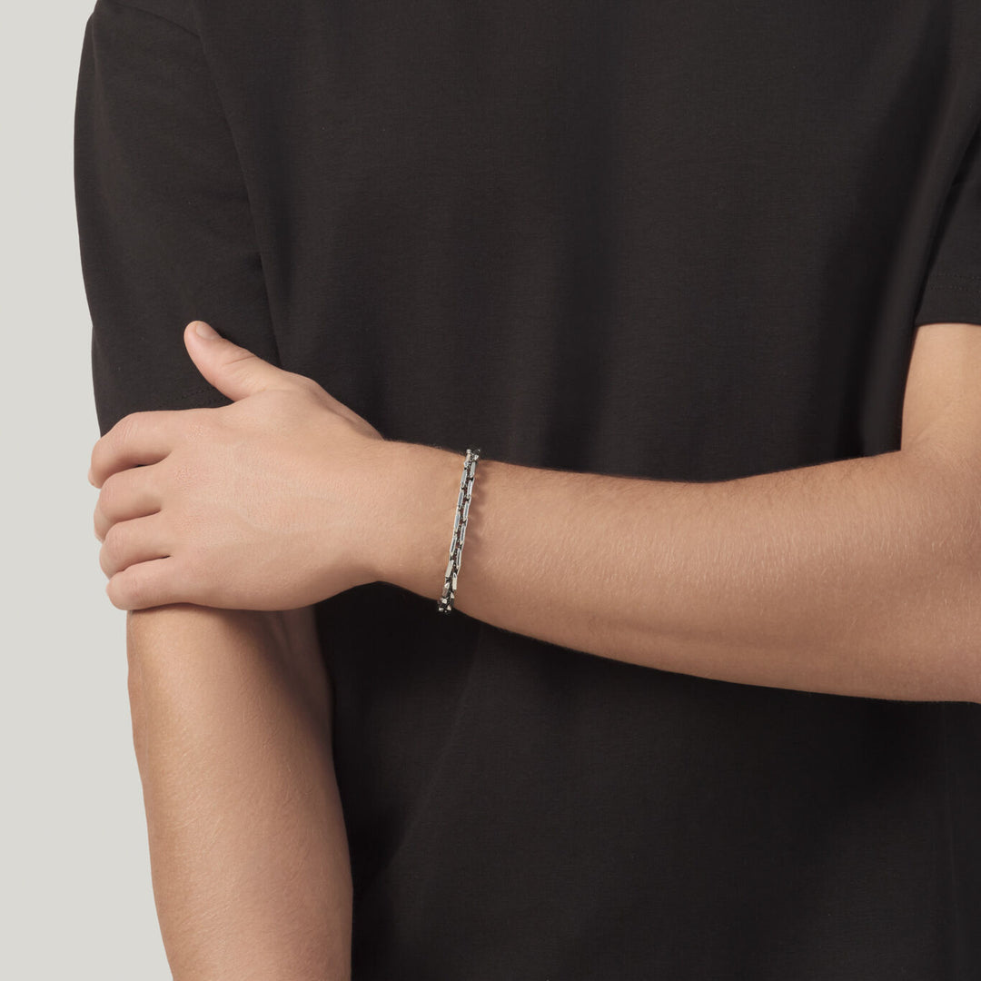 Bracelet à maillons octogonaux Giovanni Raspini Bracelet en argent 925 12581