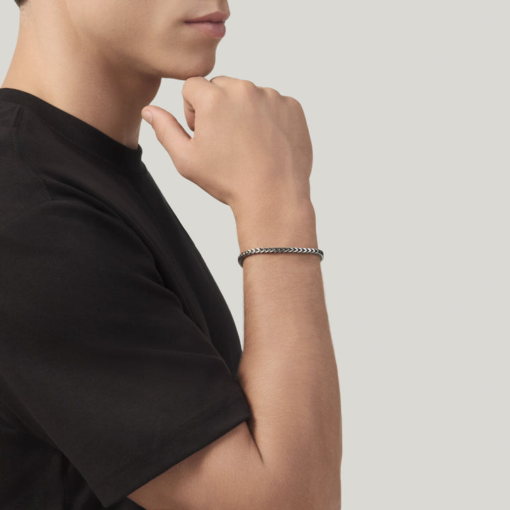 Giovanni Raspini bracciale grumetta quadra Bracciale in Argento 925 12582