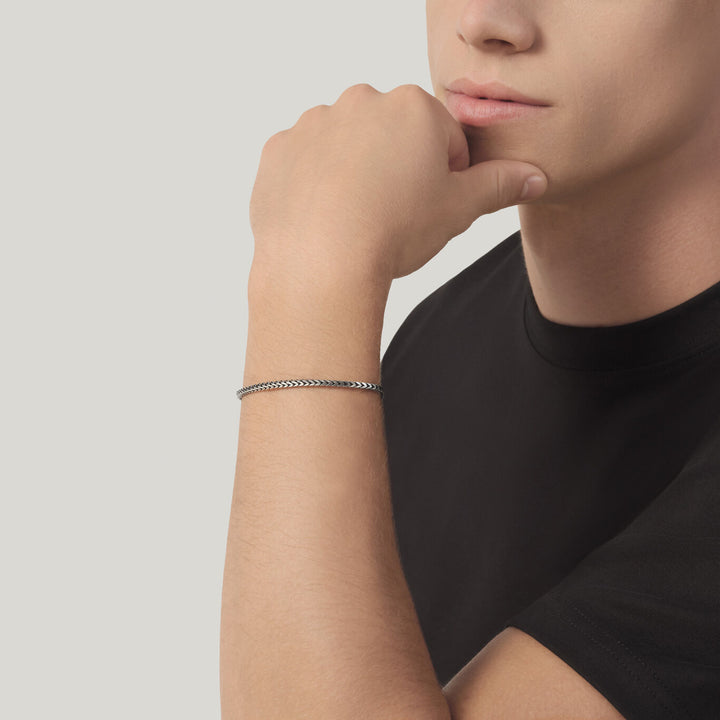Giovanni Raspini bracciale grumetta quadra piccola Bracciale in Argento 925 12583