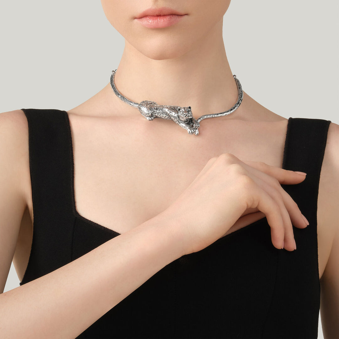 Collier léopard Giovanni Raspini Collier en argent 925 12586