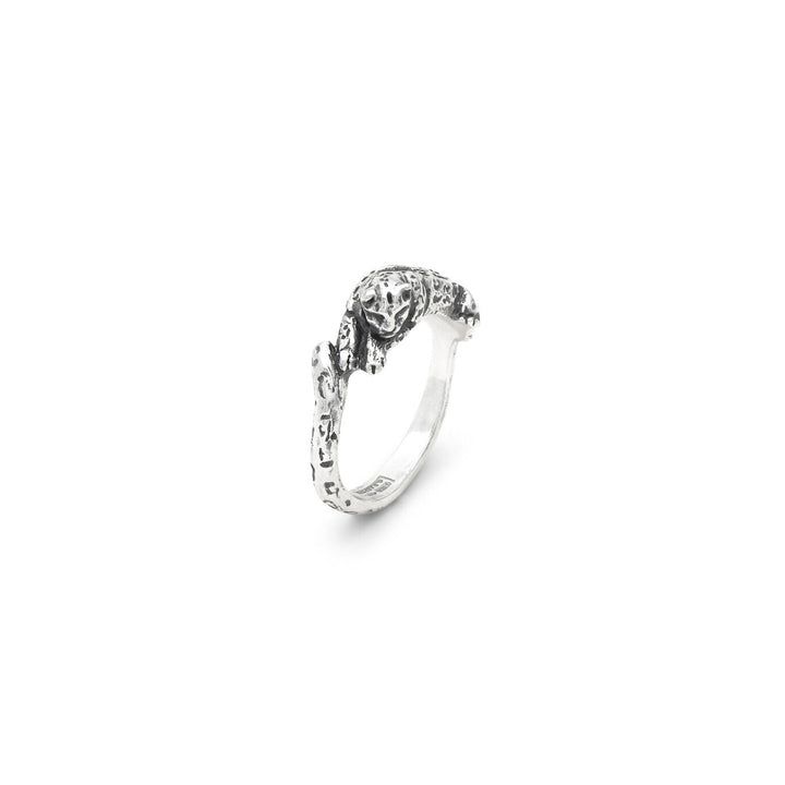 Giovanni Raspini kleiner Leopardenring 925 Silber Ring 12587