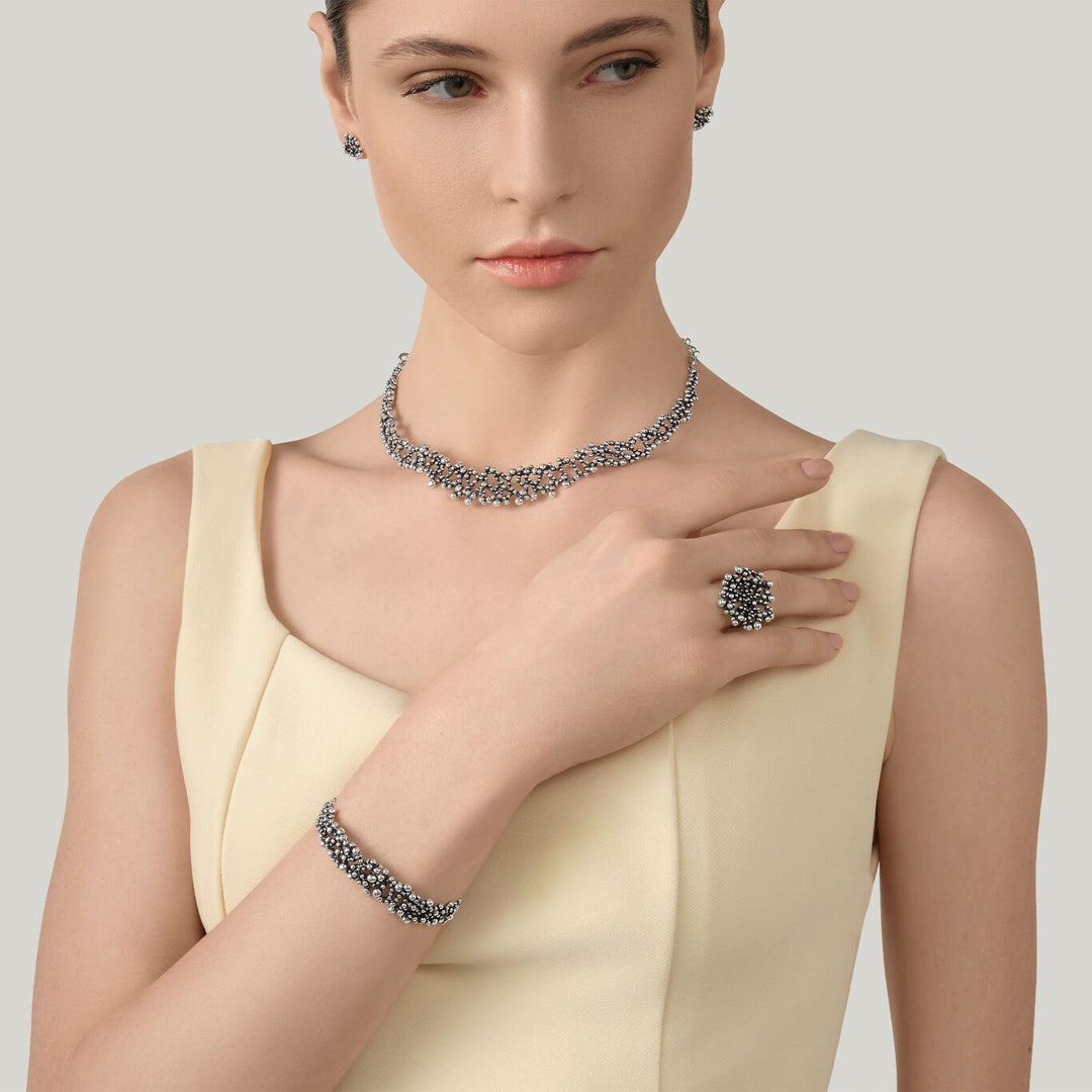 Giovanni Raspini anello perlage Anello in Argento 925 12608