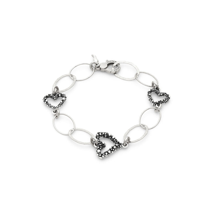Giovanni Raspini Armband Herzen und Kette Armband aus 925er Silber 12616