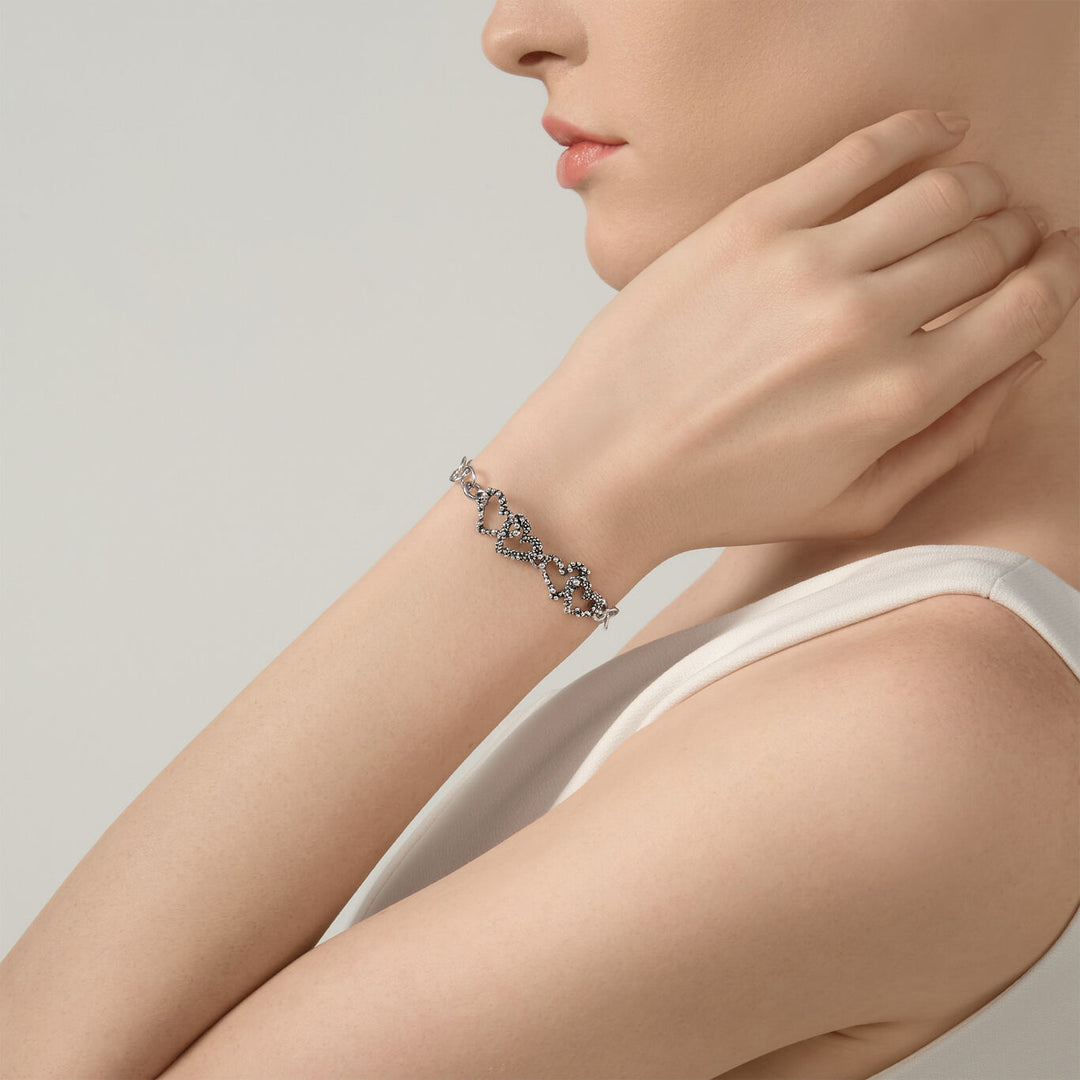 Giovanni Raspini kleines Herzarmband 925 Silber Armband 12617