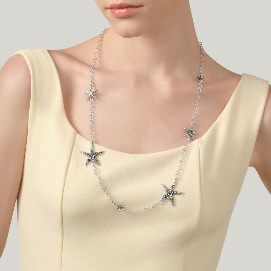 Giovanni Raspini collana lunga stelle marine Collana in Argento 925 12645