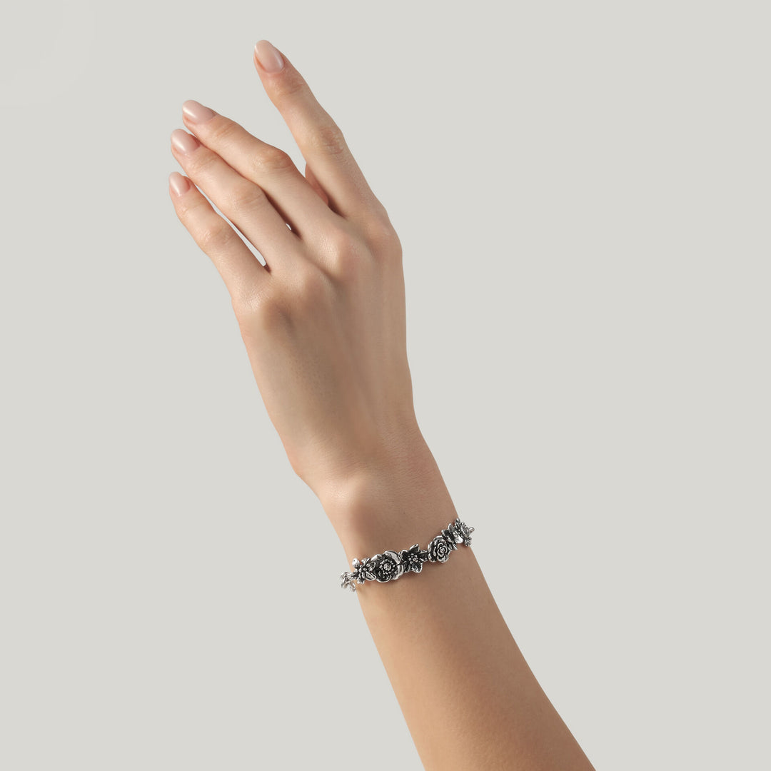 Giovanni Raspini Bracciale Bouquet Piccolo - Bracciale in Argento 925 - 12702