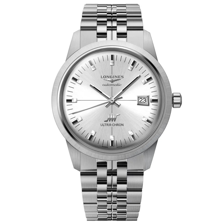 Longines Uhr Ultra-Chron Classic 40 mm Silber Automatik Stahl L2.937.4.72.6
