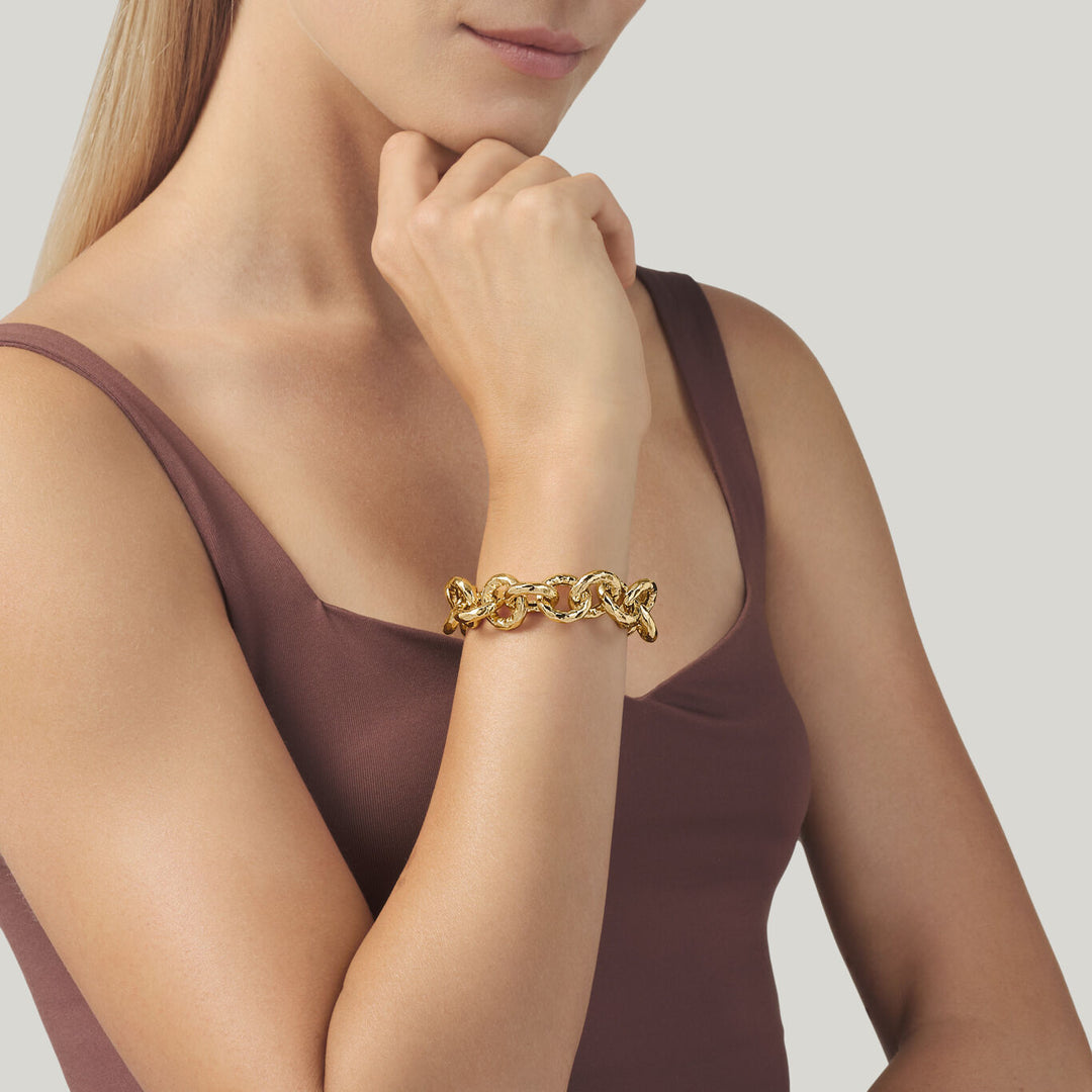 Giovanni Raspini Bracciale Pueblo bronzo dorato N0004
