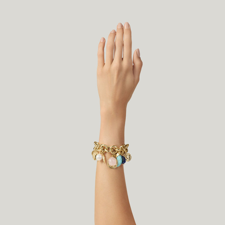 Giovanni Raspini Bracciale Pueblo Mix bronzo dorato N0007