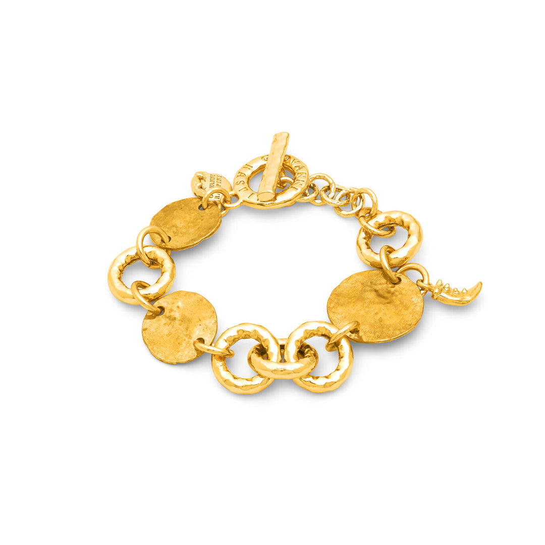 Giovanni Raspini Dakota-Armband aus vergoldeter Bronze N0010