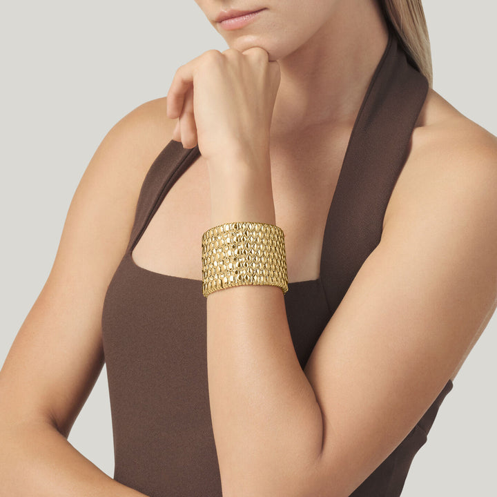 Giovanni Raspini Bracelet Arizona Grand bronze doré N0015