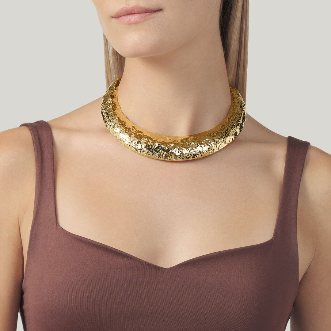 Collier Giovanni Raspini Bronze doré sable N0017