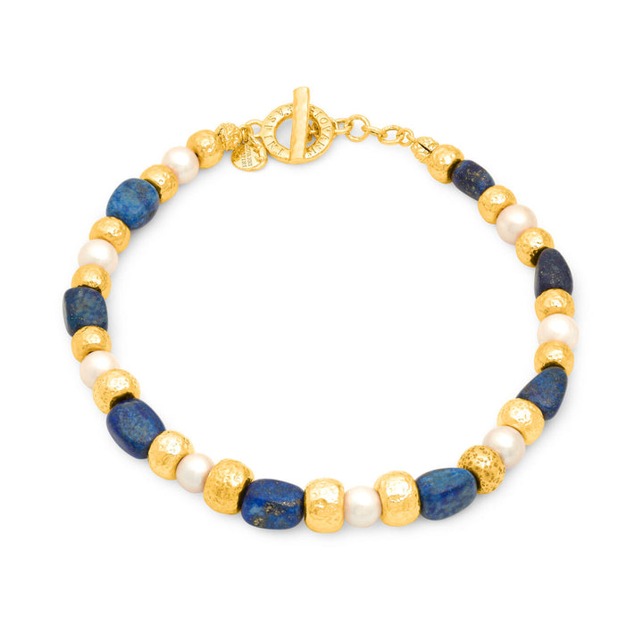 Collier Giovanni Raspini Blue Nomad bronze doré N0030