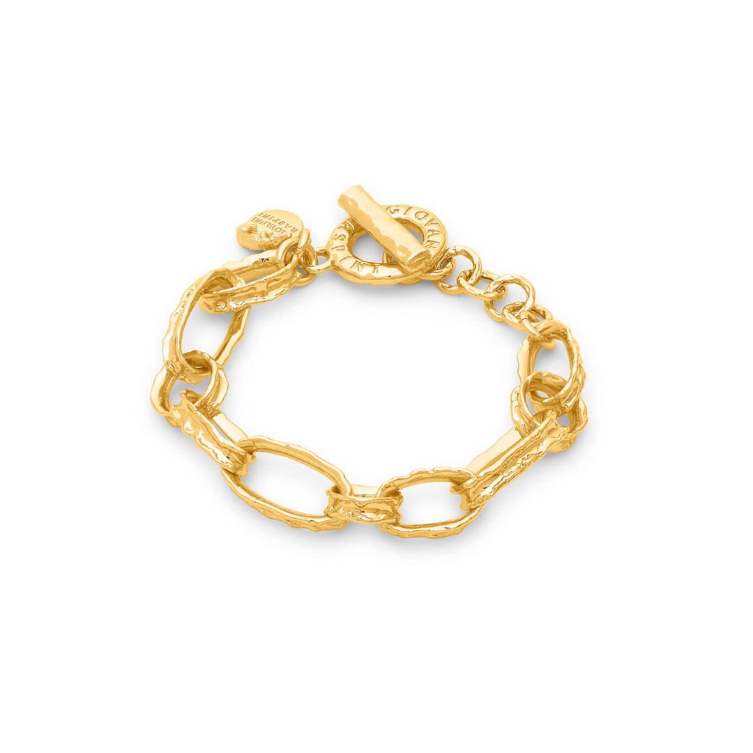 Giovanni Raspini Yuma-Kettenarmband 18 kt vergoldetes Armband N0043