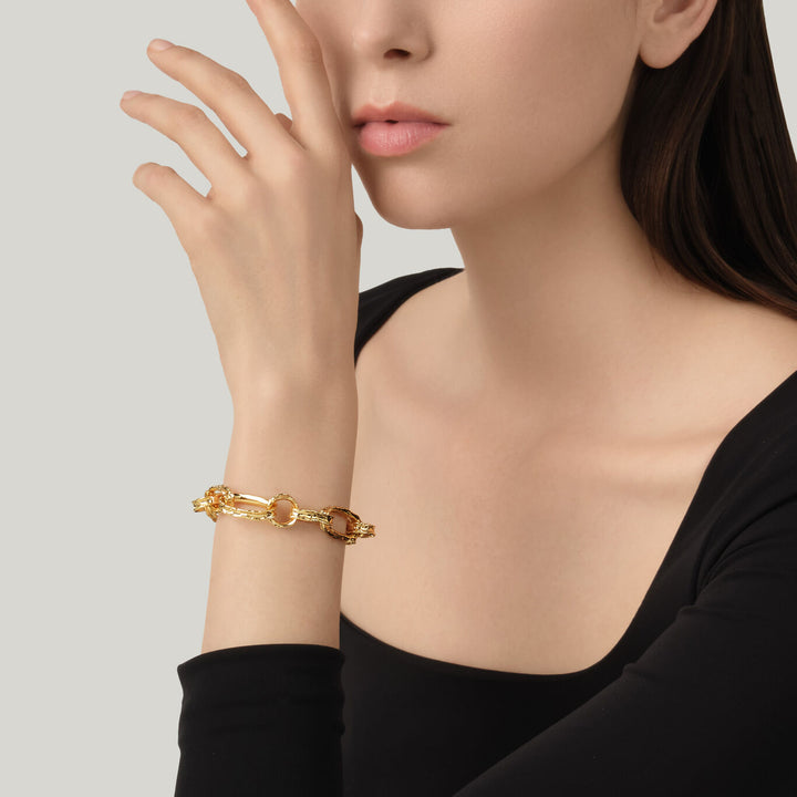 Giovanni Raspini Yuma-Kettenarmband 18 kt vergoldetes Armband N0043