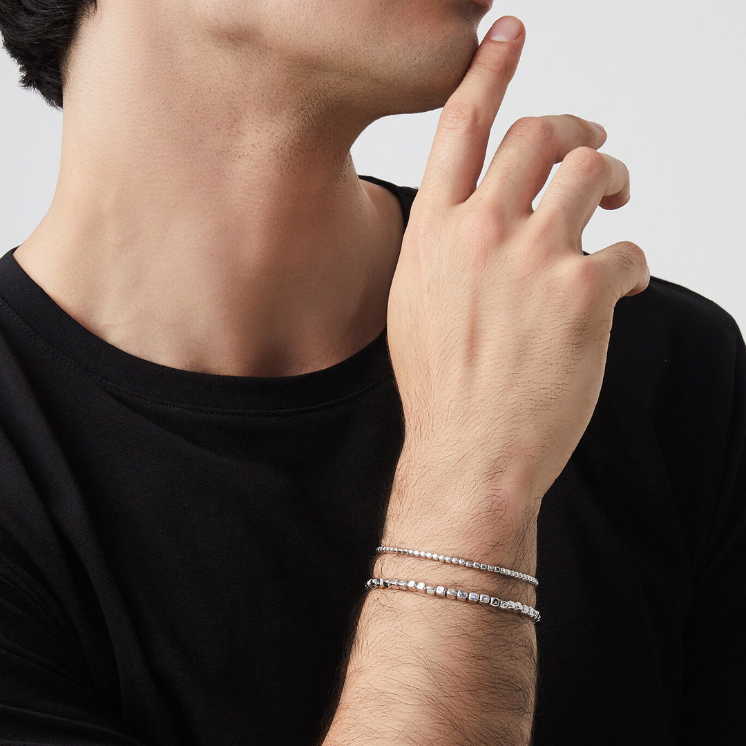Giovanni Raspini set dice Bracelets in 925 Silver X01600