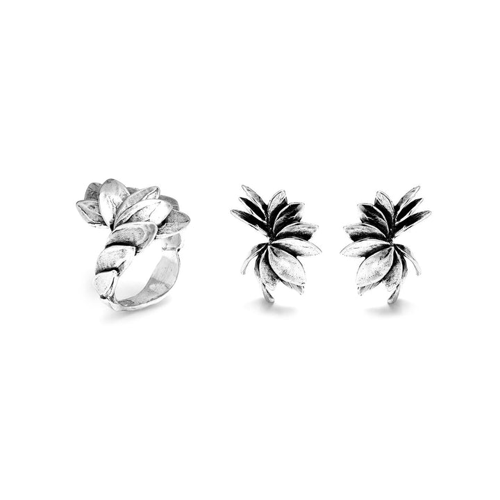 Giovanni Raspini set skin Orecchini e anello in Argento 925 X01611