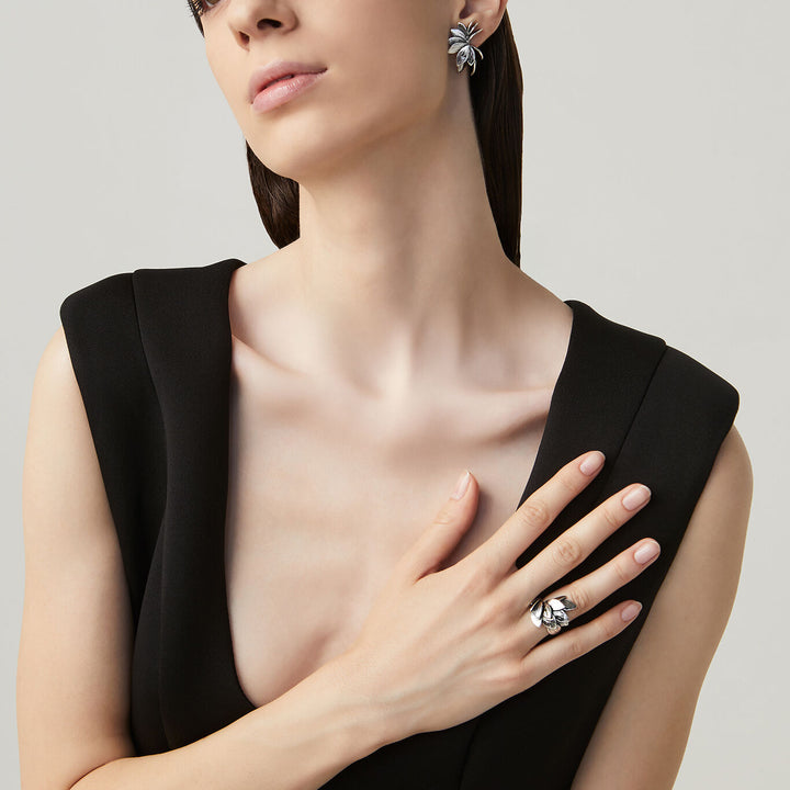 Giovanni Raspini set skin Orecchini e anello in Argento 925 X01611