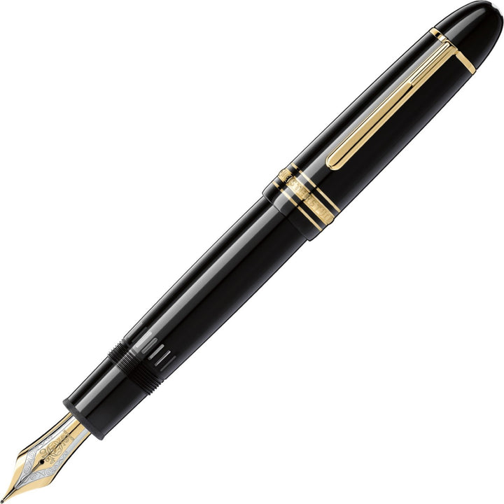Montblanc stilografica Meisterstück 149 finitura oro punta M 132113