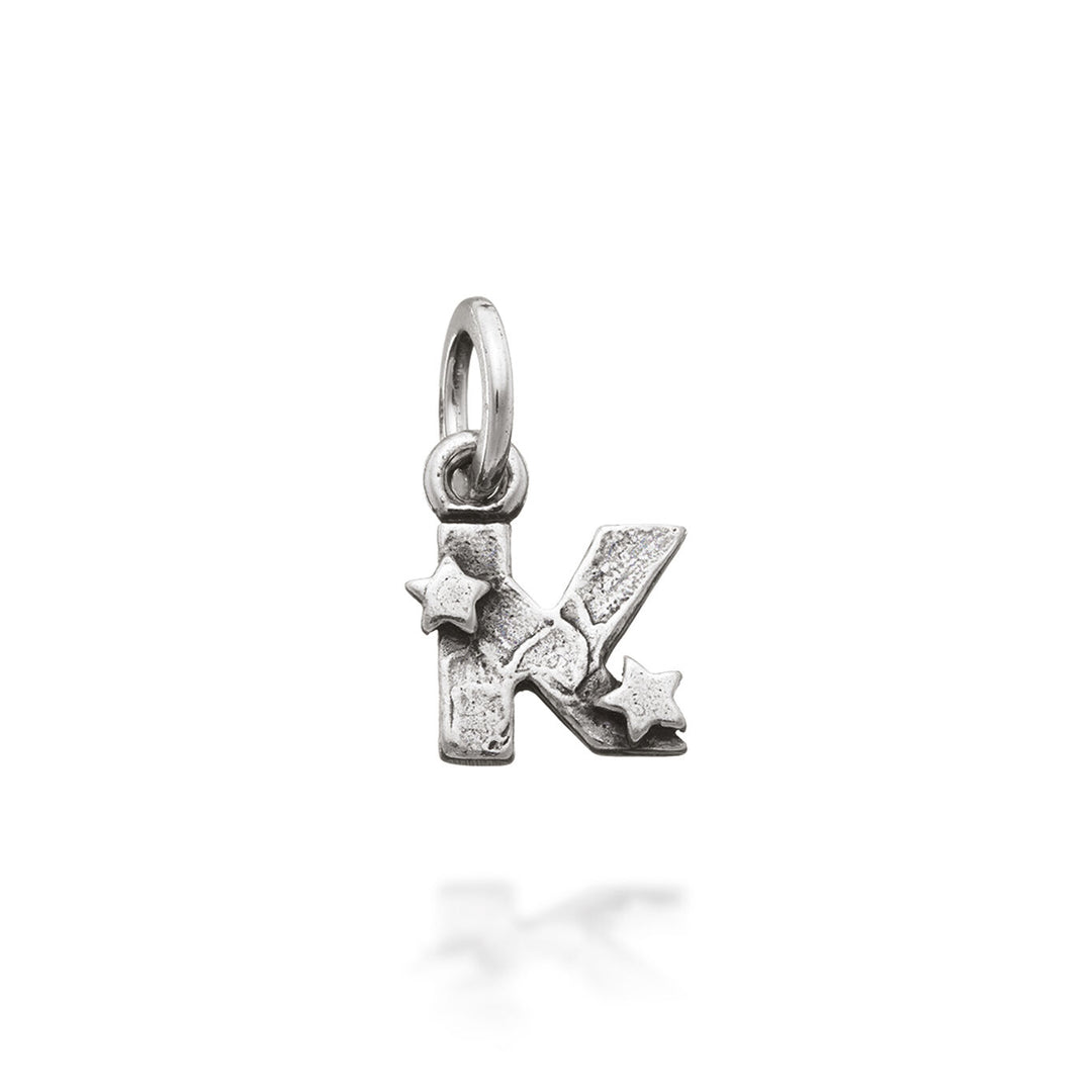 Giovanni Raspini Charm "K" with stars 6669