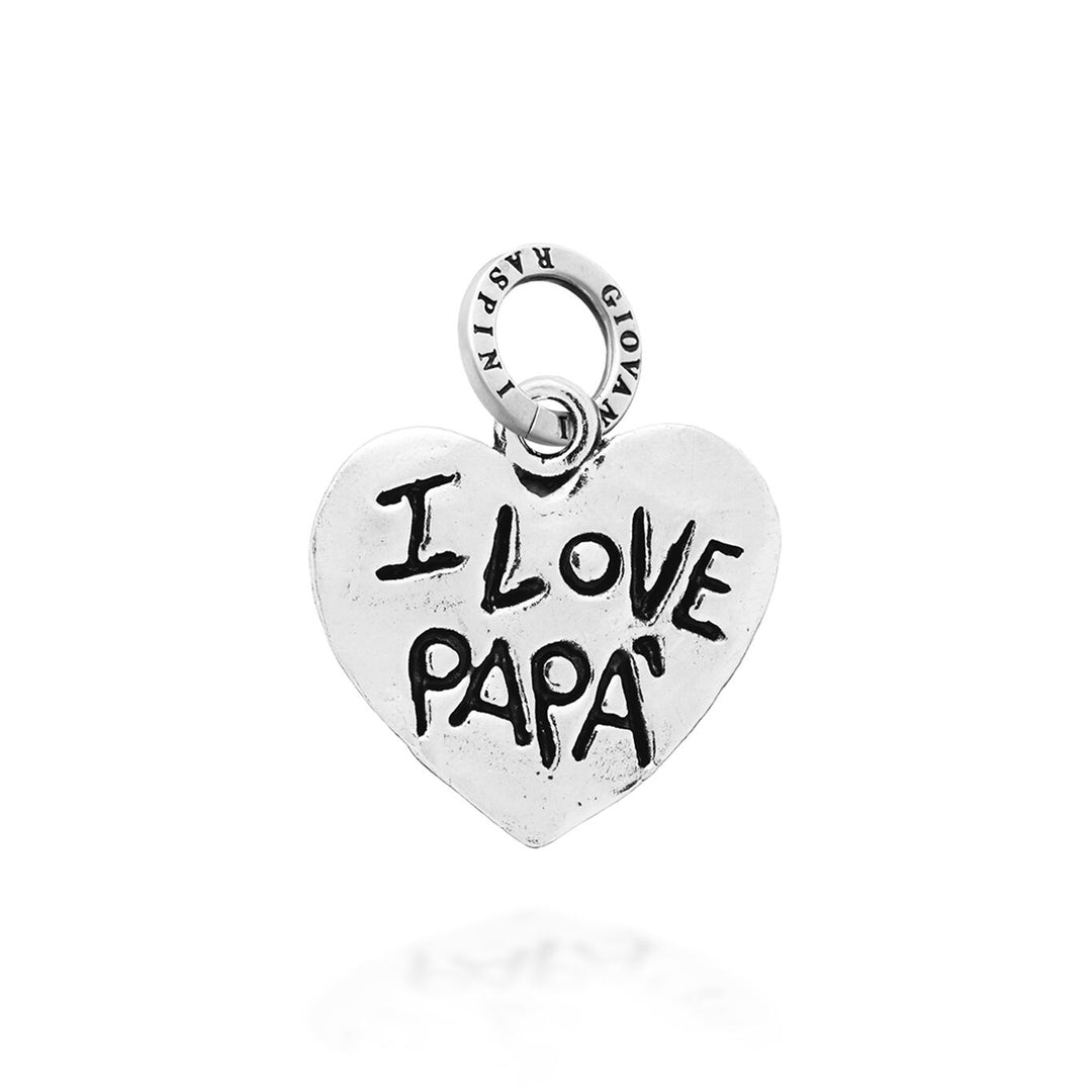 Giovanni Raspini Heart Charm "I love dad" 8631