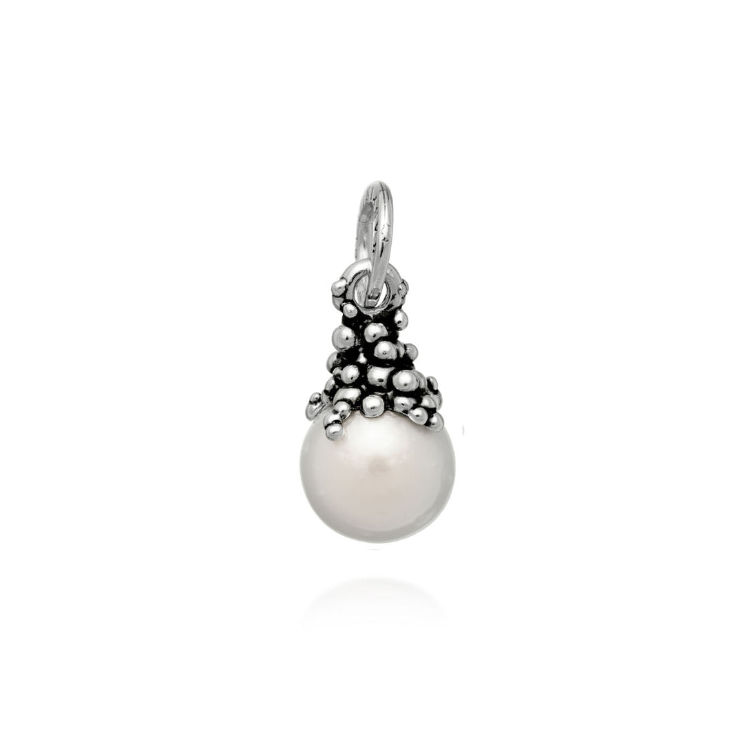 Giovanni Raspini Charm Drops Perlage Charm aus 925er Silber und Naturperle 11111