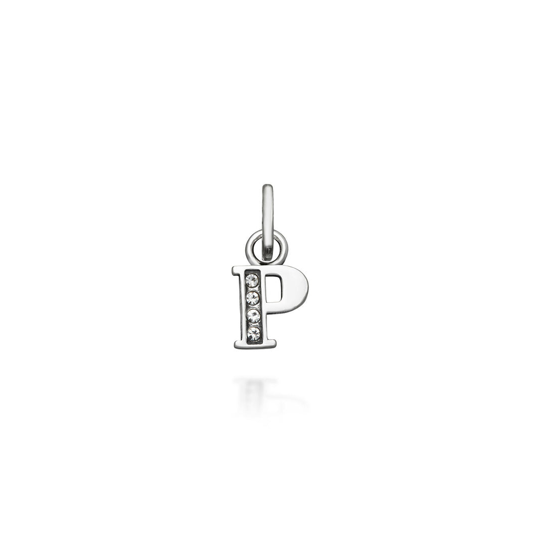 Giovanni Raspini Mini Charm "P" Cristal 12154