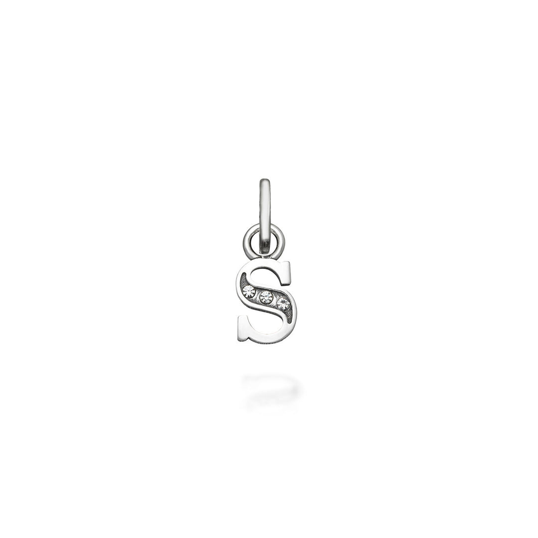 Giovanni Raspini Mini Charm "S" Cristal 12157