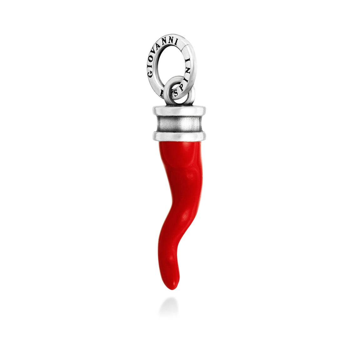 Giovanni Raspini Petit charme classique en corne rouge 12477