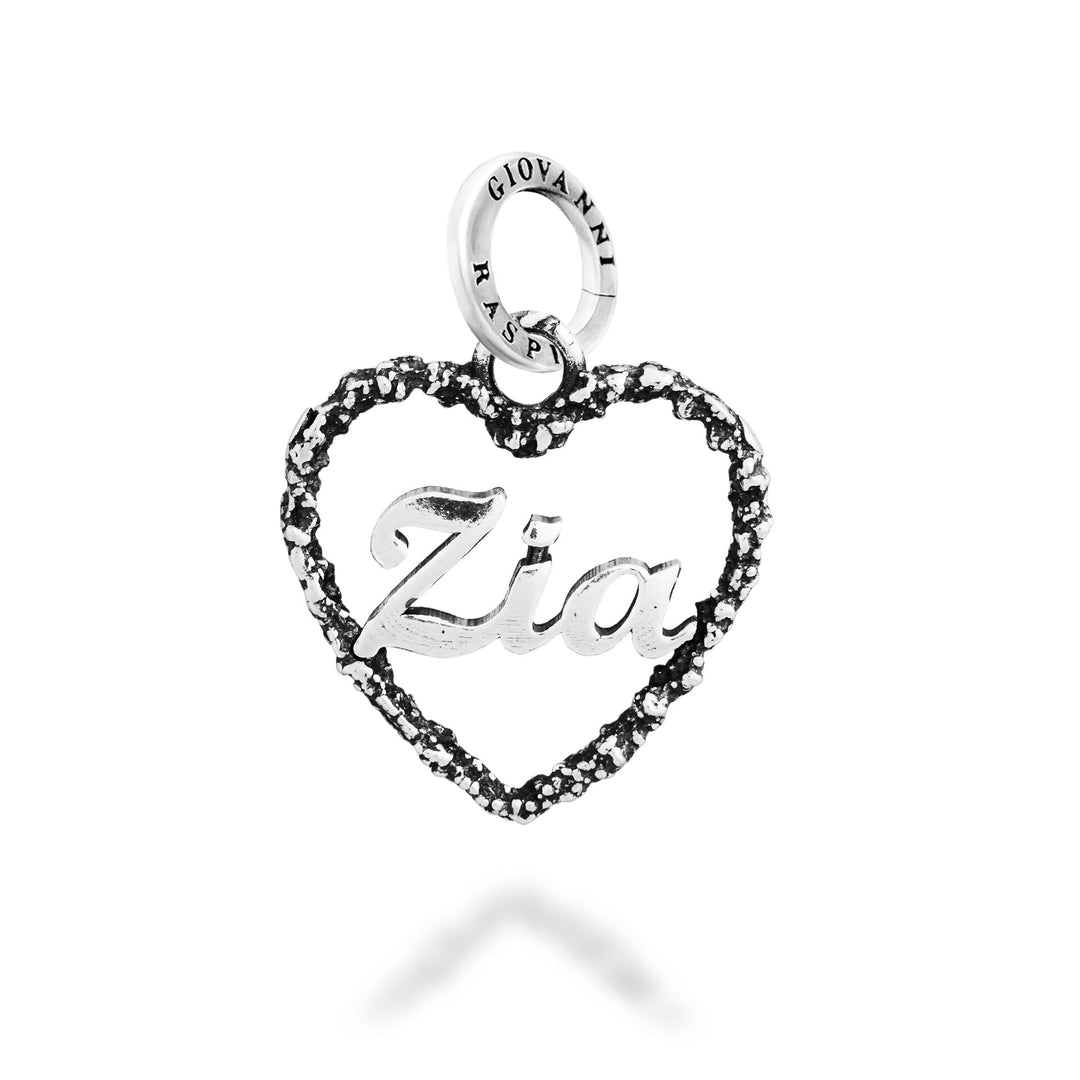 Giovanni Raspini Charm Coeur "Zia" - Charm Argent - 12811