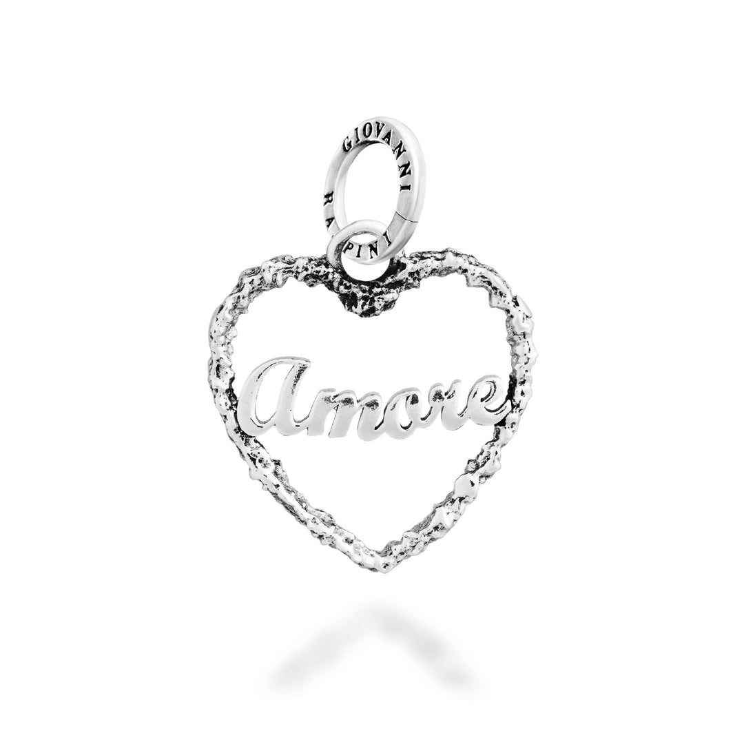 Giovanni Raspini Charm coeur "Love" - ​​Charm argent - 12814