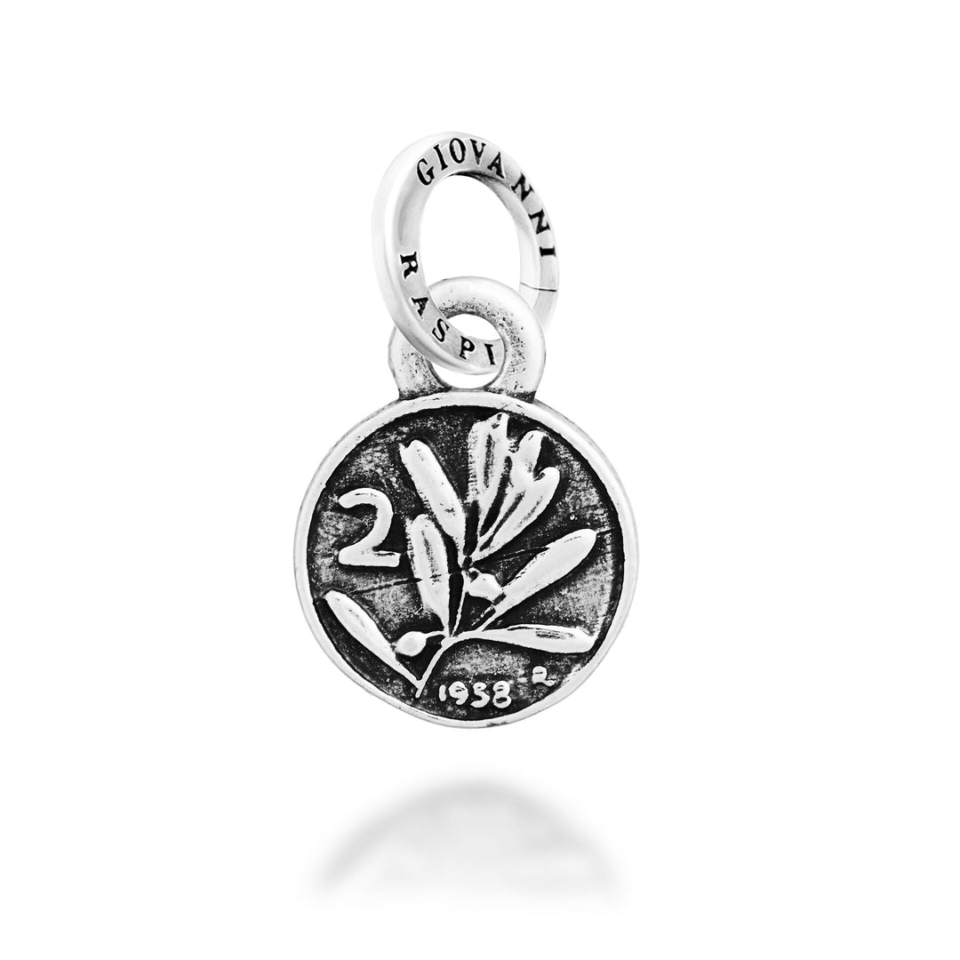 Giovanni Raspini Charm 2 Small Lire - Silver Charm - 12816